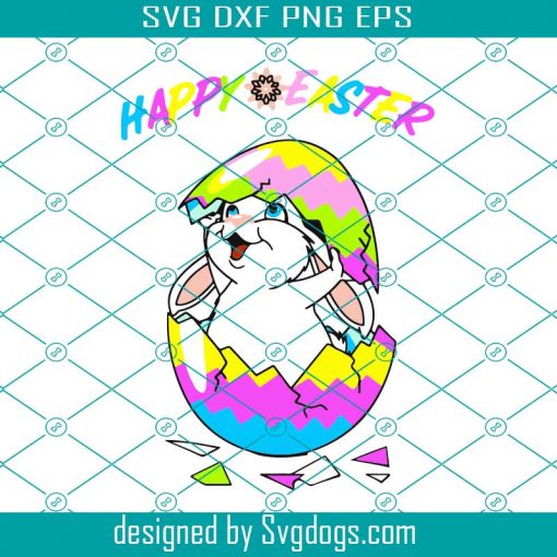 Happy Easter Rabbit Svg, Easter Day Svg, Cute Bunny Svg, Happy Easter Svg