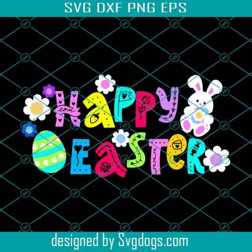 Happy Easter Svg, Easter Day Svg, Easter Svg, Happy Easter Svg