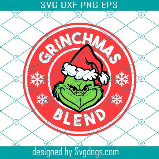 Grinchmas Blend Svg, Christmas Grinch Svg, Grinch Face Svg, Christmas Svg, Starbucks Grinchmas Blend Svg