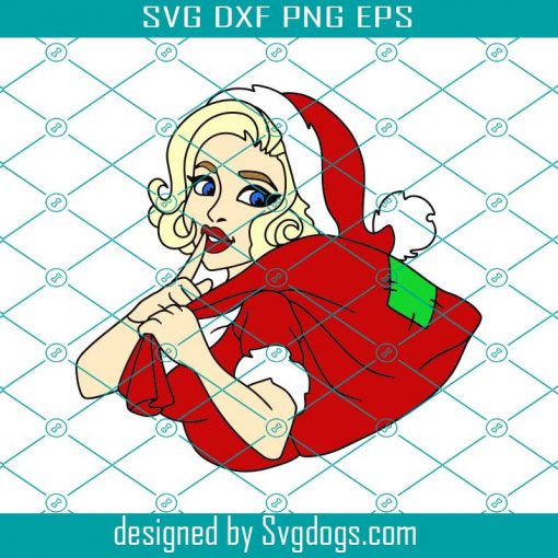 Miss Grinch Svg, Grinch Face Svg, Santa Svg, Christmas Svg