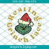 Miss Grinch Svg, Grinch Face Svg, Santa Svg, Christmas Svg