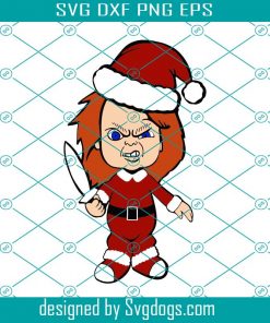 Santa Suit Christmas Chuck Scary Child’s Play Svg, Christmas Svg, Chucky Svg, Santa Svg