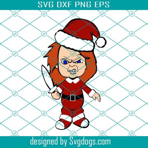 Santa Suit Christmas Chuck Scary Child’s Play Svg, Christmas Svg, Chucky Svg, Santa Svg