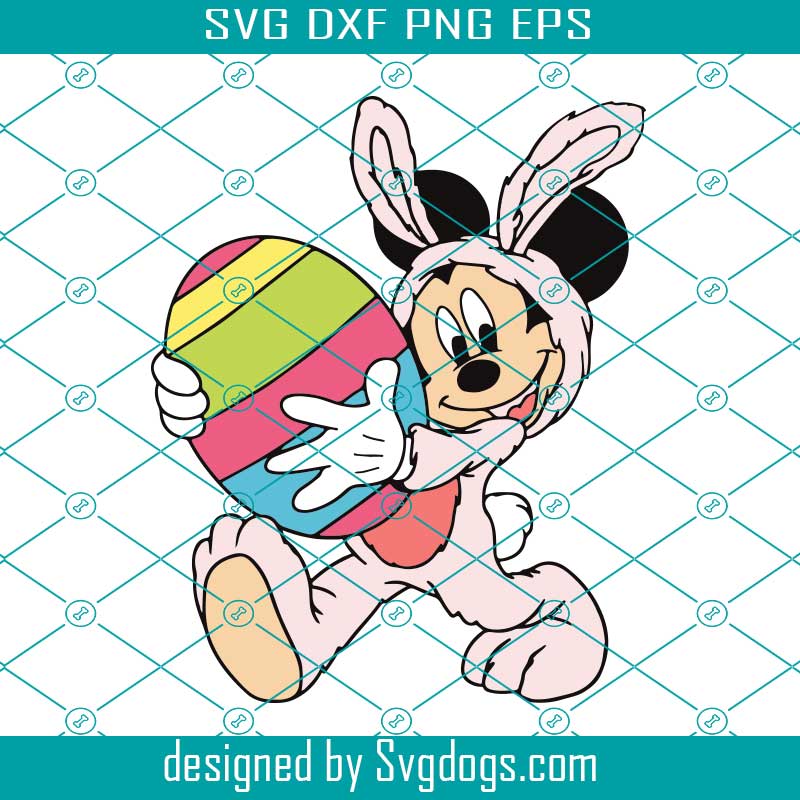 Mickey Easter Gift Svg, Easter Day Svg, Mickey Svg, Easter Mickey Svg