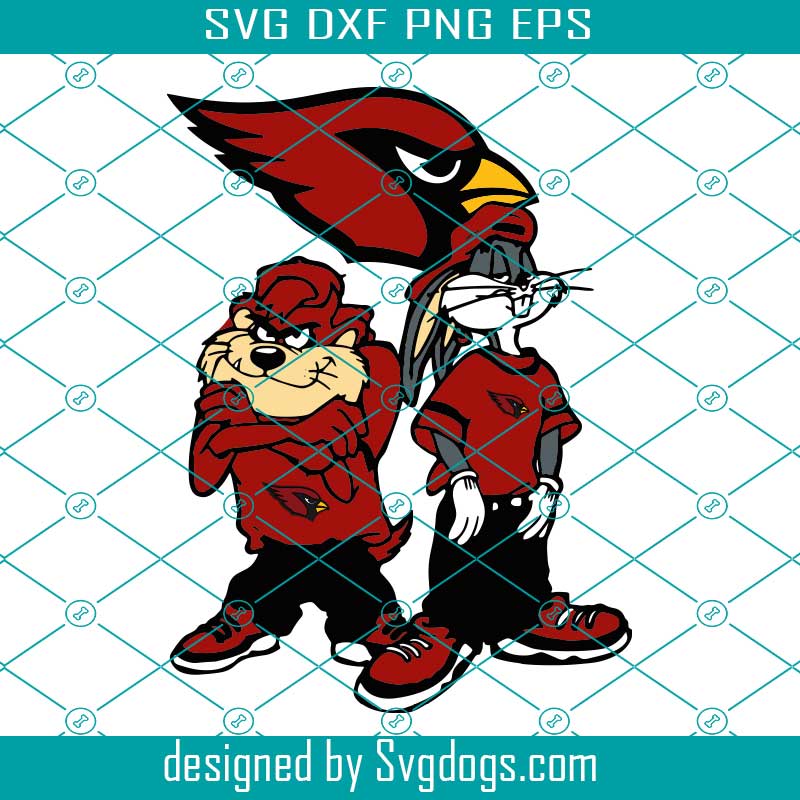 Looney Tunes Hip Hop Arizona Cardinals Svg, Sport Svg, Arizona Svg 