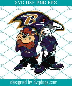 Looney Tunes Hip Hop Baltimore Ravens Svg, Sport Svg, Baltimore Svg