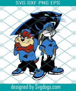 Looney Tunes Hip Hop Carolina Panthers Svg, Sport Svg, Carolina Svg