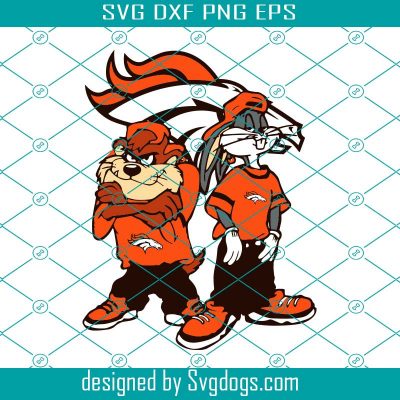 Looney Tunes Hip Hop Denver Broncos Svg, Sport Svg, Denver Broncos Svg ...