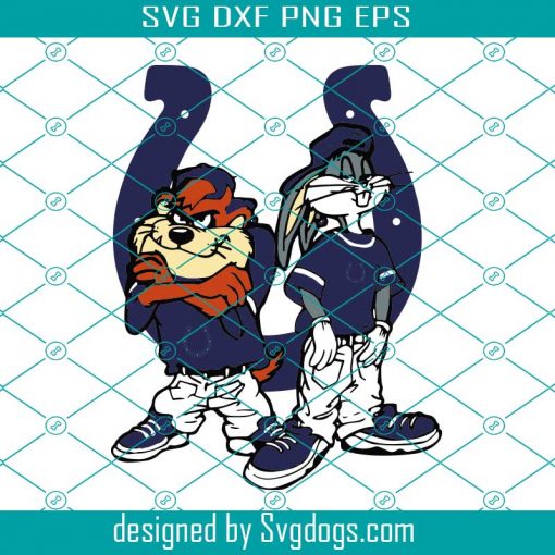 Looney Tunes Hip Hop Indianapolis Colts Svg, Sport Svg, Indianapolis Svg