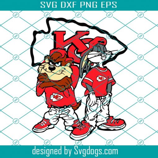 Looney Tunes Hip Hop Kansas City Chief Svg, Sport Svg, Kansas City Svg