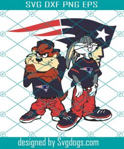 Looney Tunes Hip Hop New England Patriots Svg, Sport Svg, New England Svg