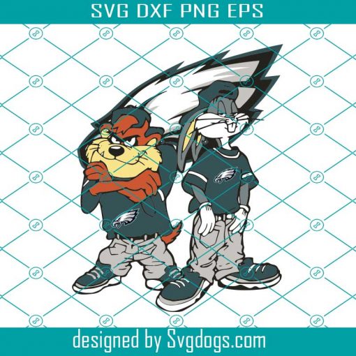 Looney Tunes Hip Hop Philadelphia Eagles Svg, Sport Svg, Philadelphia Svg