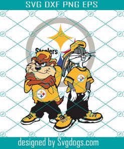 Looney Tunes Hip Hop Pittsburgh Steelers Svg, Sport Svg, Pittsburgh Svg