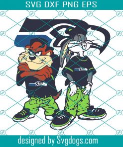 Looney Tunes Hip Hop Seattle Seahawks Svg, Sport Svg, Seattle Svg