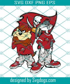 Looney Tunes Hip Hop Tampa Bay Buccaneers Svg, Sport Svg, Tampa Ba Svg