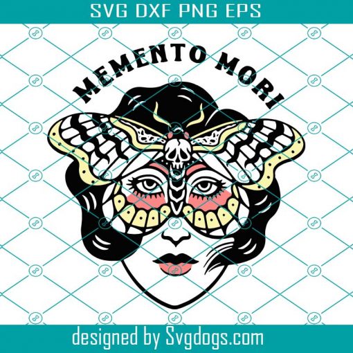 Momento Mori Svg, Moth Svg, Tattoo Svg, Summer Svg