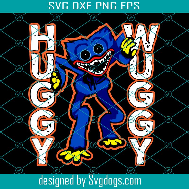 Poppy Playtime Huggy Wuggy Svg Digital File, Playtime Svg, Horror Game