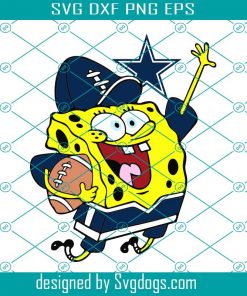 Dallas Cowboys Football Spongebob Svg, Sport Svg, Cowboys Svg, Dallas Svg, Super Bowl Svg, Dallas Football Svg