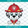 Rocky Svg, Rocky Layered Svg, Paw Patrol Svg