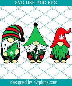 Cannabis Gnomes Svg, Gift Diy Crafts Svg, Christmas Svg, Cannabis Svg
