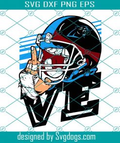 Love Carolina Panthers NFL Svg, Sport Svg, Love Svg, Carolina Svg