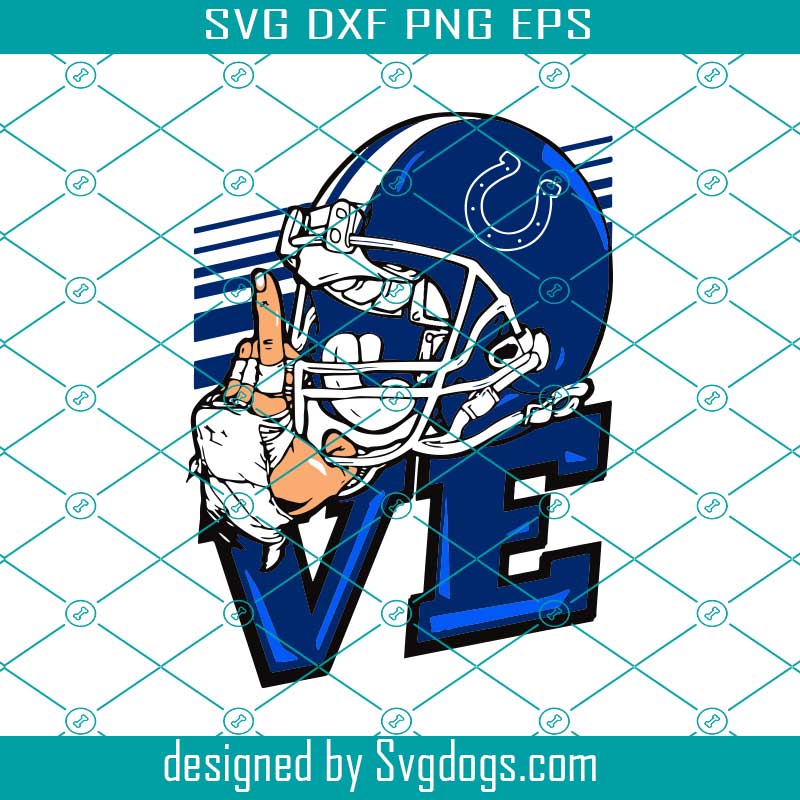 Love Indianapolis Colts NFL Svg, Sport Svg, Love Svg, Indianapolis Svg ...