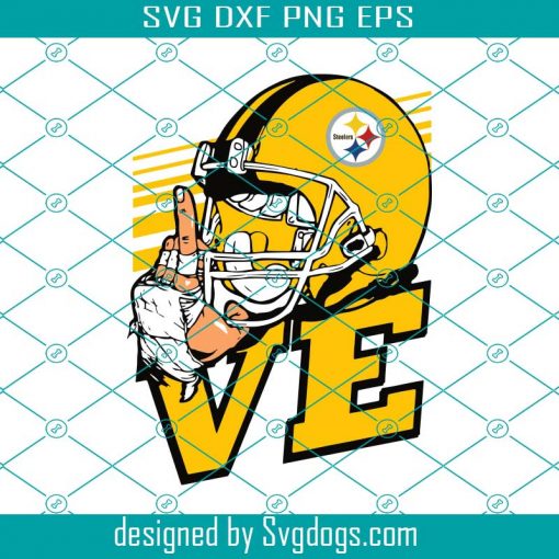 Love Pittsburgh Steelers NFL Svg, Sport Svg, Love Svg, Pittsburgh Svg