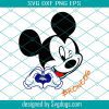 Mickey Loves Browns Svg, Sport Svg, Cleveland Browns Svg, Disney Svg