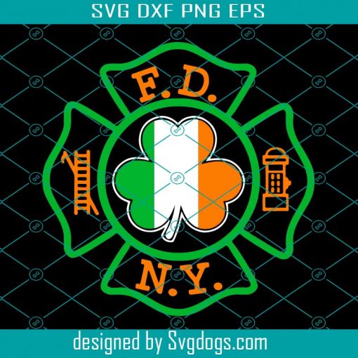 Firefighter Patricks Day Svg, St. Patrick’s Day Svg, Firefighter Svg
