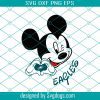 Mickey Loves Falcons Svg, Sport Svg, Atlanta Falcons Svg, Disney Svg