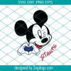 Mickey Loves Jaguars Svg, Sport Svg, Jacksonville Jaguars Svg, Disney Svg