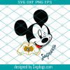 Mickey Loves Giants Svg, Sport Svg, New York Giants Svg, Disney Svg