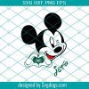 Mickey Loves Jaguars Svg, Sport Svg, Jacksonville Jaguars Svg, Disney Svg