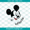 Mickey Loves Patriots Svg, Sport Svg, Disney Svg, Mickey Svg