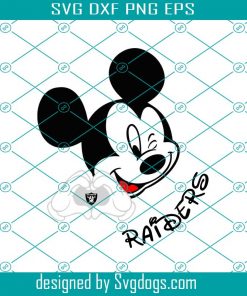 Mickey Loves Raiders Svg, Sport Svg, Las Vegas Raiders Svg, Disney Svg