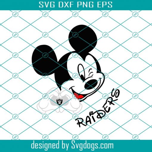 Mickey Loves Raiders Svg, Sport Svg, Las Vegas Raiders Svg, Disney Svg