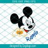 Mickey Loves Ravens Svg, Sport Svg, Baltimore Ravens Svg, Disney Svg