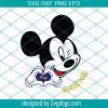 Mickey Loves Saints Svg, New Orleans Saints Svg, Disney Svg, Mickey Svg