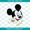 Mickey Loves Seahawks Svg, Sport Svg, Seattle Seahawks Svg, Disney Svg