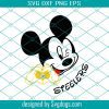 Mickey Loves Texans Svg, Sport Svg, Houston Texans Svg, Disney Svg