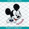 Mickey Loves Titans Svg, Sport Svg, Tennessee Titans Svg, Disney Svg