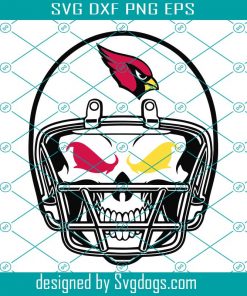 Arizona Cardinals Skull Helmet Svg, Sport Svg, Football Svg, Football Teams Svg, NFL Svg, Arizona Cardinals Svg