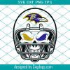 Buffalo Bills Skull Helmet Svg, Sport Svg, Football Svg, Football Teams Svg, NFL Svg, Buffalo Bills NFL Svg, Bills Football Team Svg