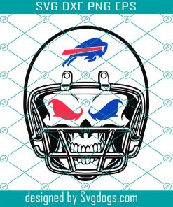Buffalo Bills Skull Helmet Svg, Sport Svg, Football Svg, Football Teams Svg, NFL Svg, Buffalo Bills NFL, Bills Football Team, Bills Svg, Bills NFL Svg, Buffalo Bills Svg