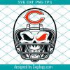Carolina Panthers Skull Helmet Svg, Sport Svg, Football Svg, Football Teams Svg, NFL Svg, Carolina Panthers Svg, Panthers Football Team Svg