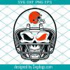 Cincinnati Bengals Skull Helmet Svg, Sport Svg, Football Svg, Football Teams Svg, NFL Svg, Cincinnati Bengals NFL Svg