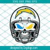 Los Angeles Rams Skull Helmet Svg, Sport Svg, Football Svg, Football Teams Svg, NFL Svg, Los Angeles Rams Svg, Rams Football Team Svg