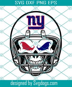 New York Giants Skull Helmet Svg, Sport Svg, NFL Lover, Football Teams Svg, Sport Teams, NFL Svg, NY NFL Svg, Giants Football Svg
