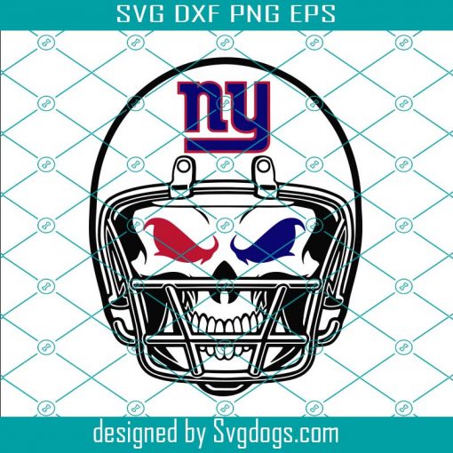 New York Giants Skull Helmet Svg, Sport Svg, NFL Lover, Football Teams Svg, Sport Teams, NFL Svg, NY NFL Svg, Giants Football Svg