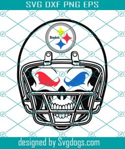 Pittsburgh Steelers Skull Helmet Svg, Sport Svg, Football Svg, Football Teams Svg, NFL Svg, Pittsburgh Steelers Svg